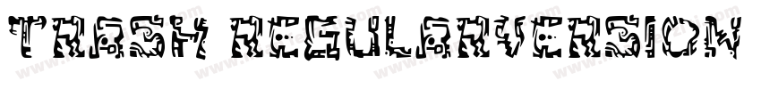 Trash RegularVersion字体转换